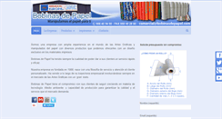 Desktop Screenshot of bobinasdepapel.com